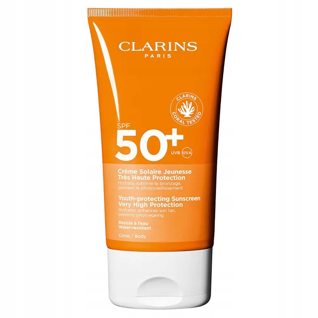 Clarins Opalovací Krém S Spf 50+ (omladějící Opalovací Krém) 150 ML