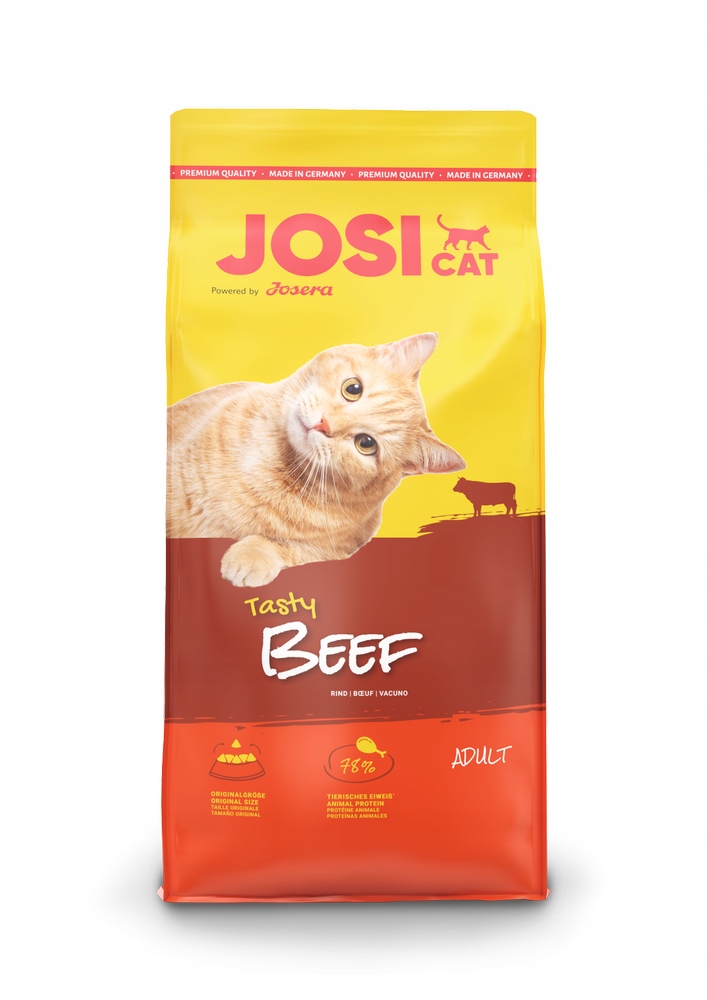 Levně Krmivo pro kočky Josera JosiCat Tasty Beef Hovězí maso 18 kg