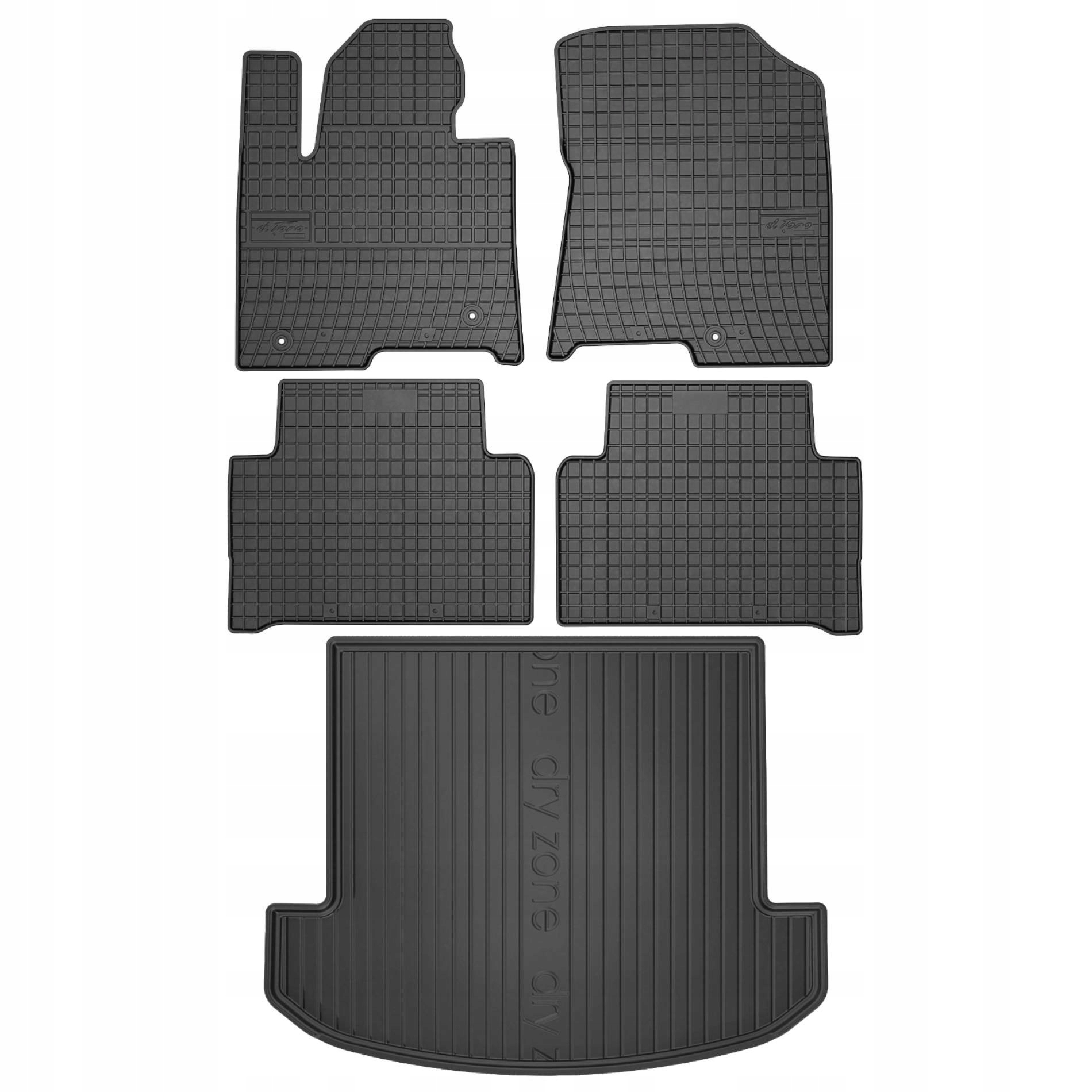 Gumové rohože rohož batožinového priestoru pre Kia Sorento 4 20 – zložené 3.