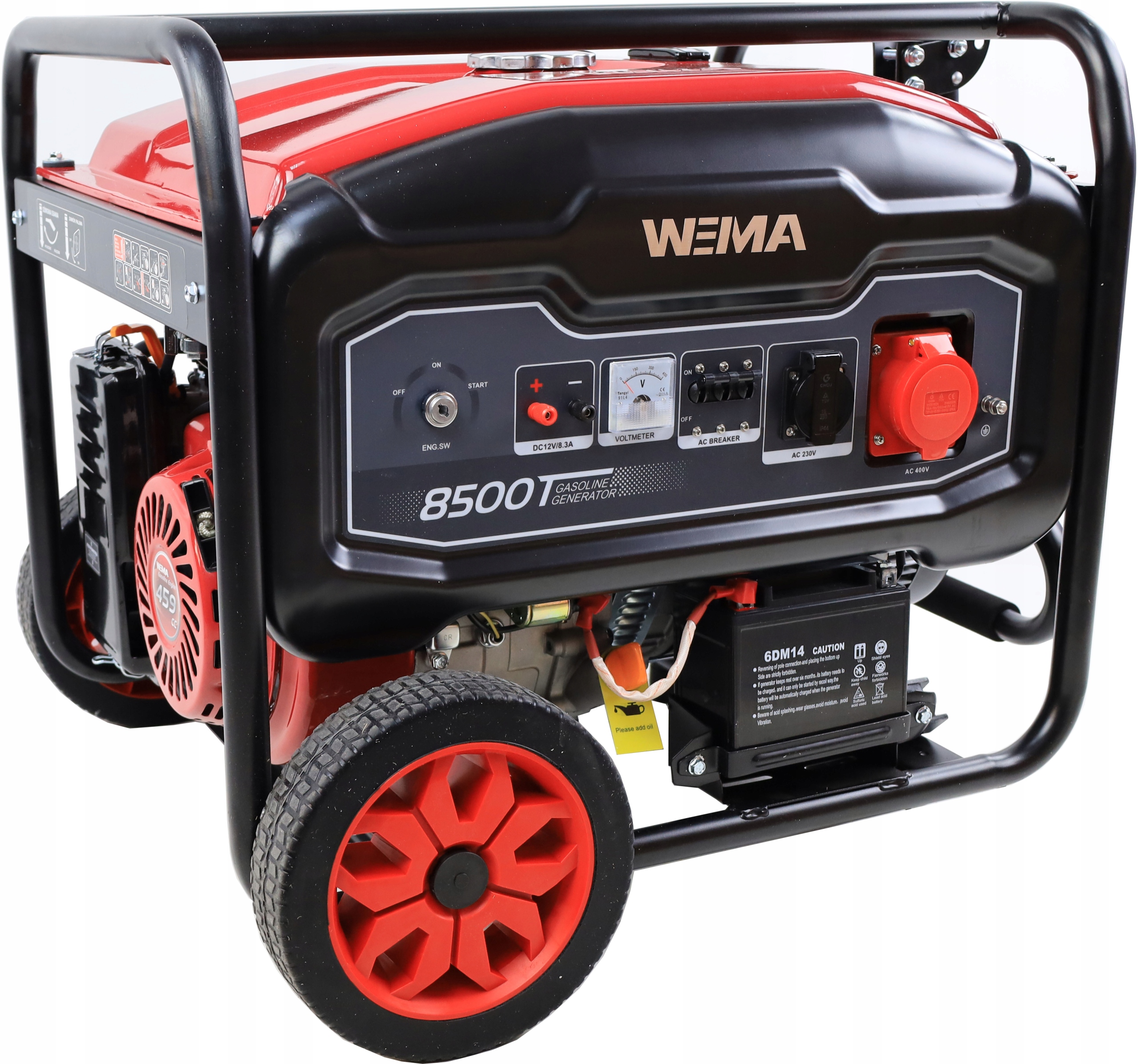 Agregat prądotwórczy Weima WM8500E-3 7,7kW Avr 3F