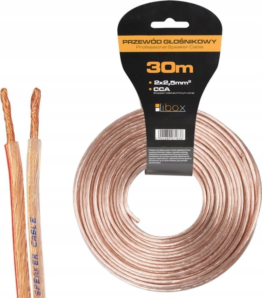 Przewód Libox Kabel głośnikowy 2x2,50 LB000930