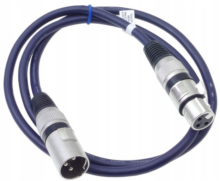 Przedłużacz mikrofonowy XLR canon wt gn 1,5m(1278)