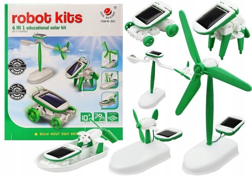 Robot solarny 6w1 Lean Toys