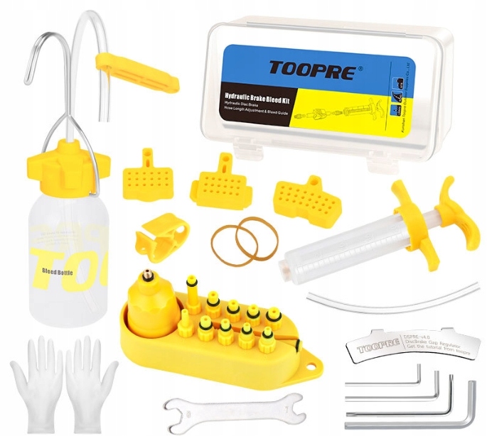 Sada pro odvzdušňování cyklistických brzd