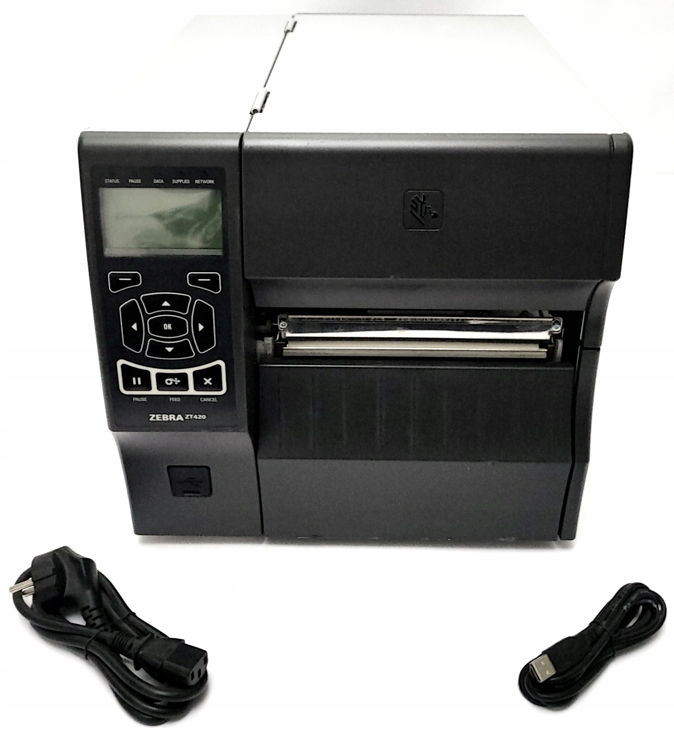 Drukarka termiczna termotransferowa Zebra ZT420 (USB/RJ-45/COM)