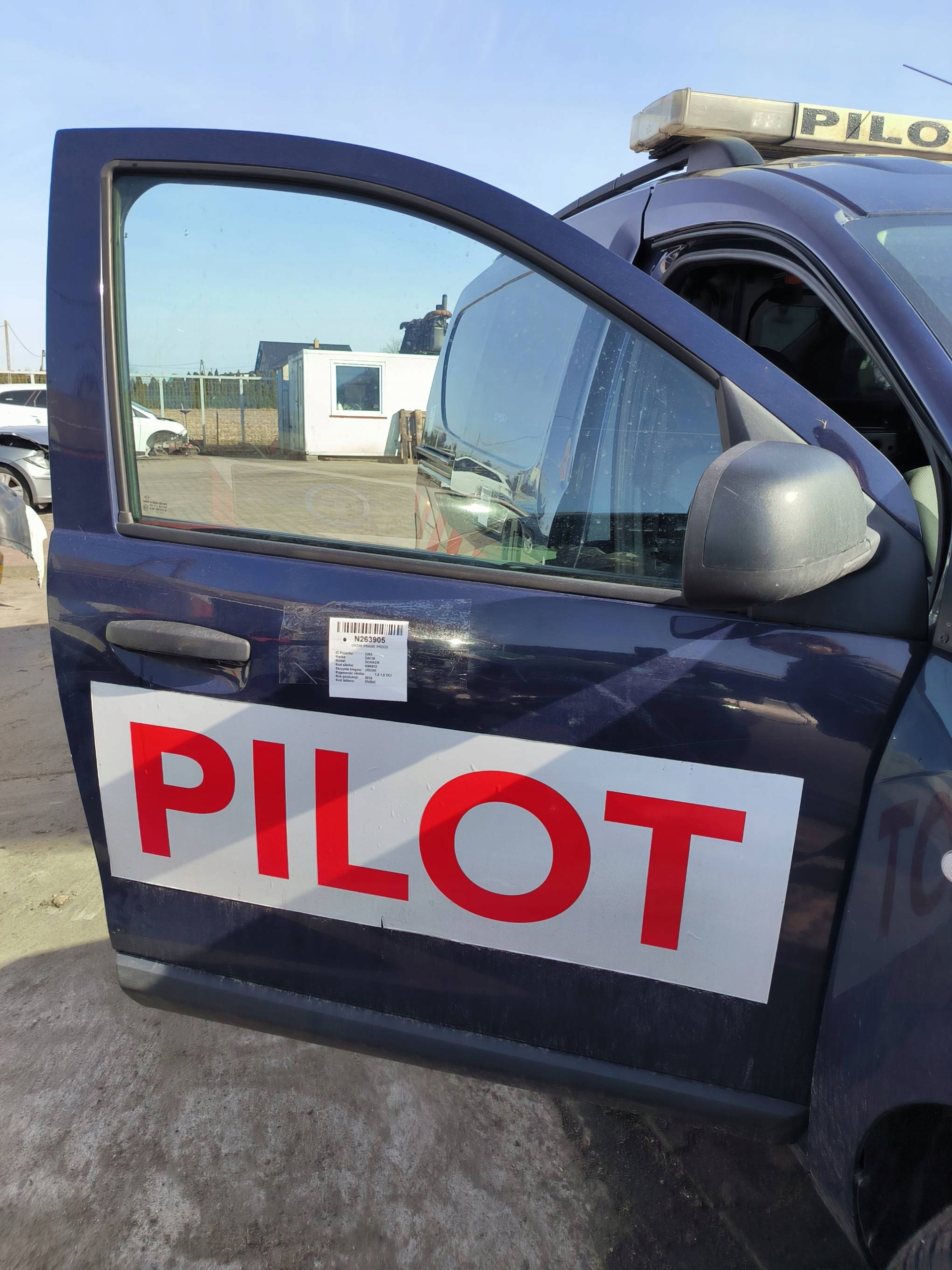 door right front OVB42 DACIA DOKKER
