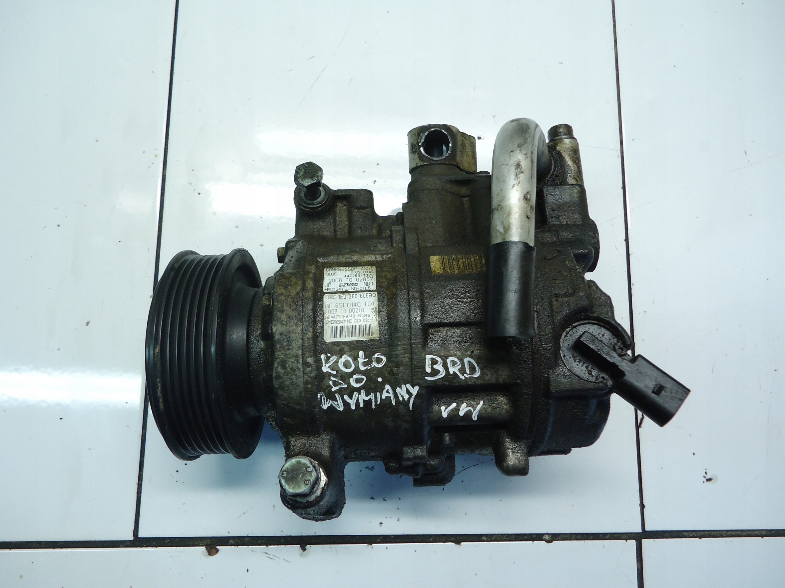 AUDI A4 B7 A6 C6 2.0TDI BRD Klimakompressor klimaanlage 8E0260805BQ