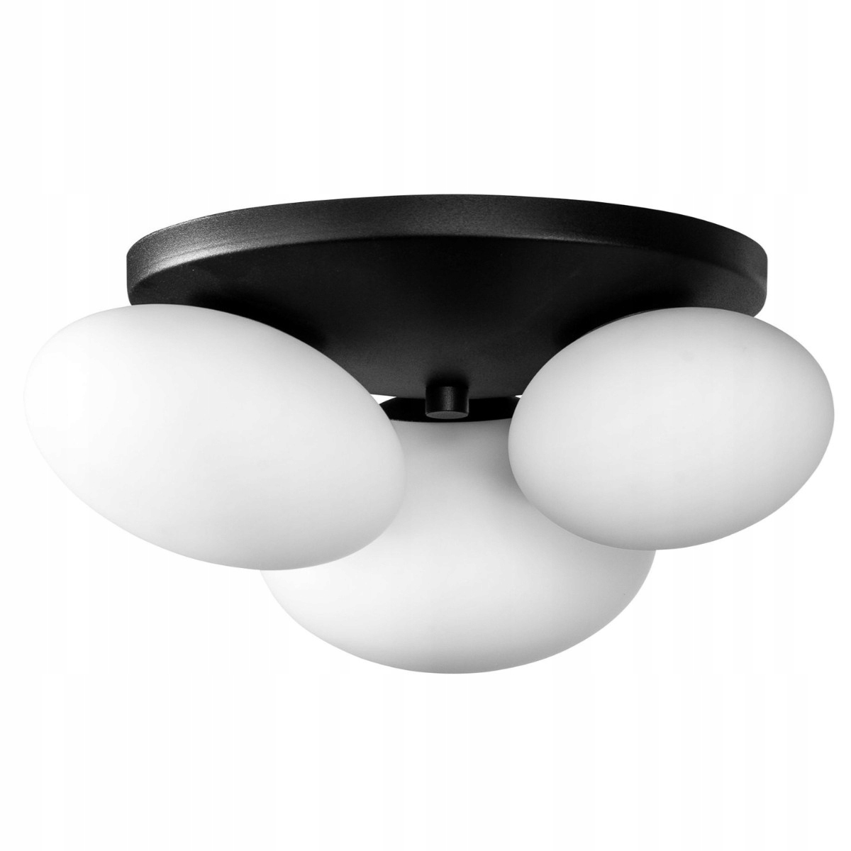 Stropné Svietidlo čierny, moderná stropná lampa do kuchyne, jedálne, nad stôl Omi 3