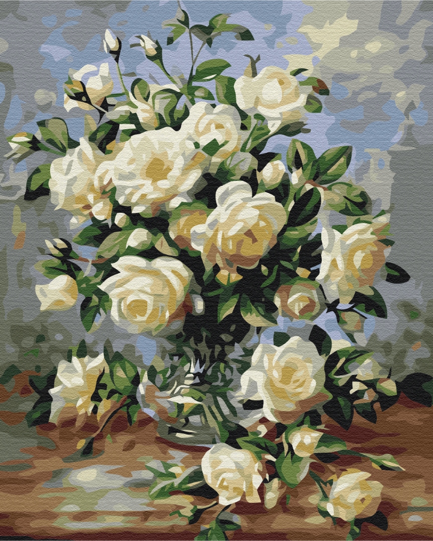 Malování podle čísel Paint it! kytice 40x50 cm