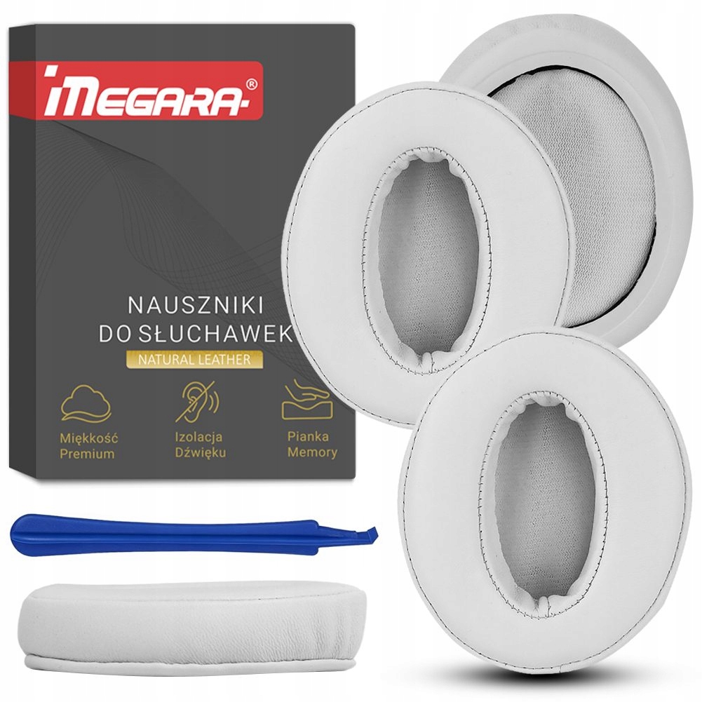 Nauszniki Gąbki Pady do Sennheiser HD4.50BTNC 4.40 HD350 400S 458BT Białe