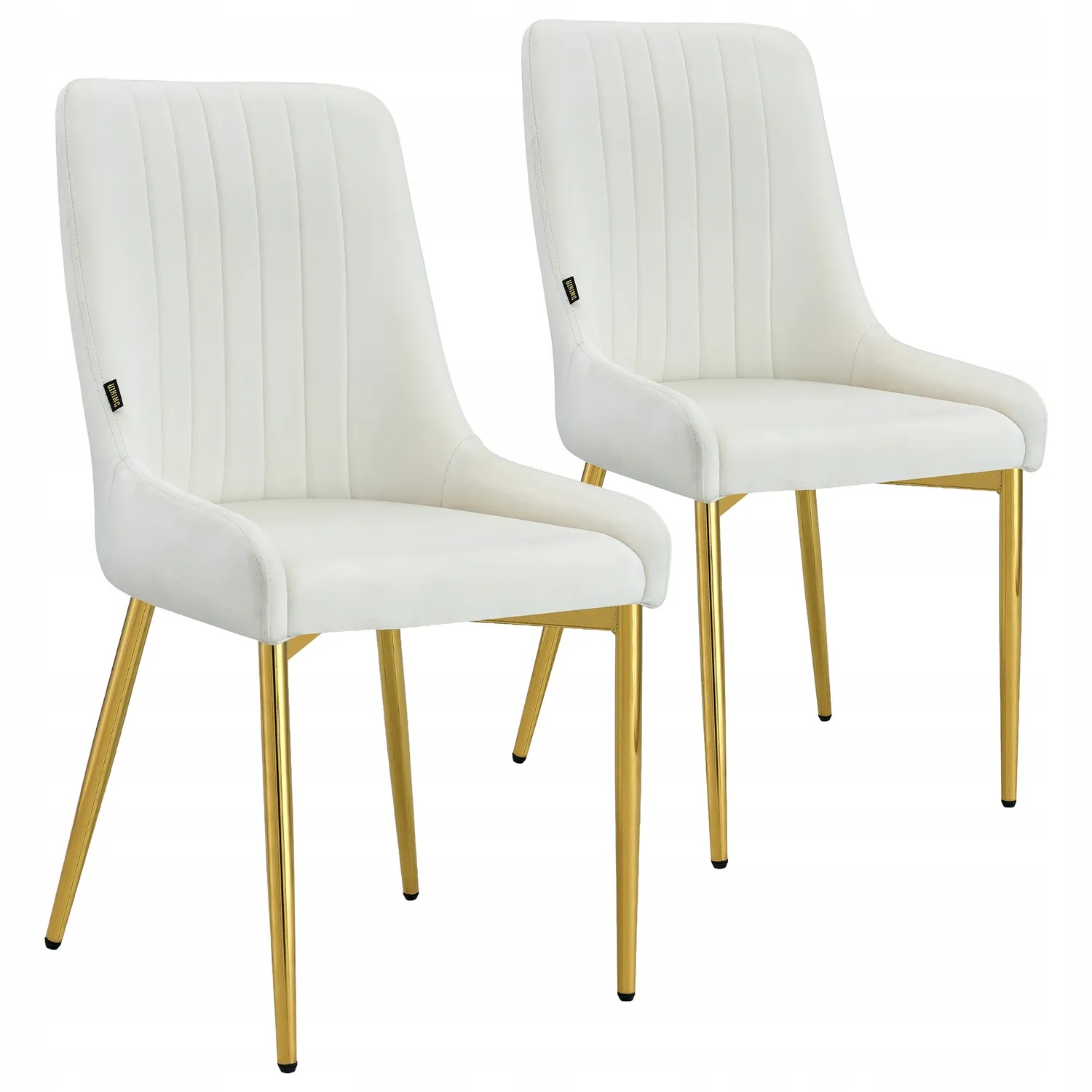 2x Krzesło Welur Tapicerowane Do Salonu Gabinetu Jadalni Velvet Glamour