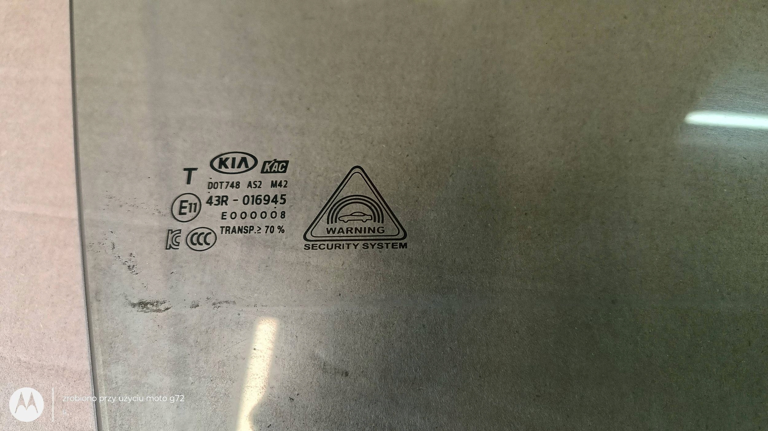 KIA SORENTO IV MQ4 window side door right front front right 2020