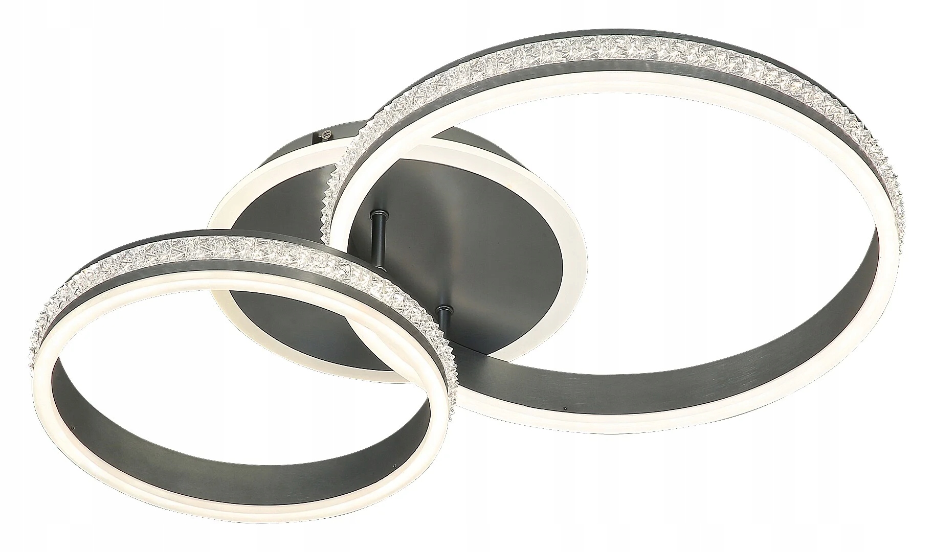 Led stropná lampa šedá, moderná, do obývačky, neutrálne svetlo Rabalux