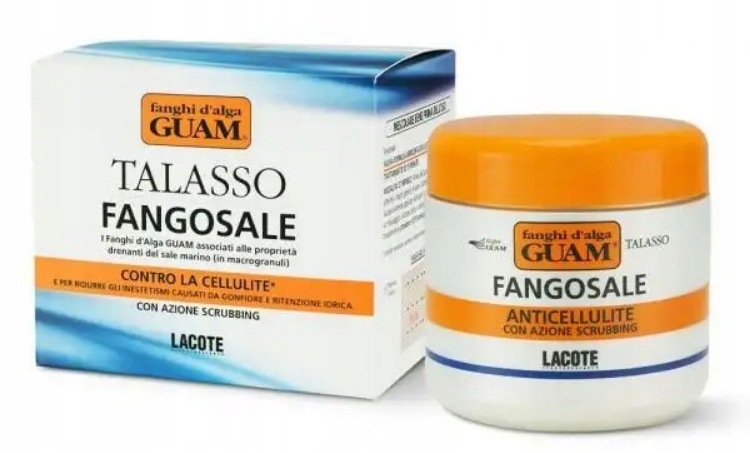 Guam Talasso Fangosale Bahenní A Solný Peeling Proti Celulitidě 600 G