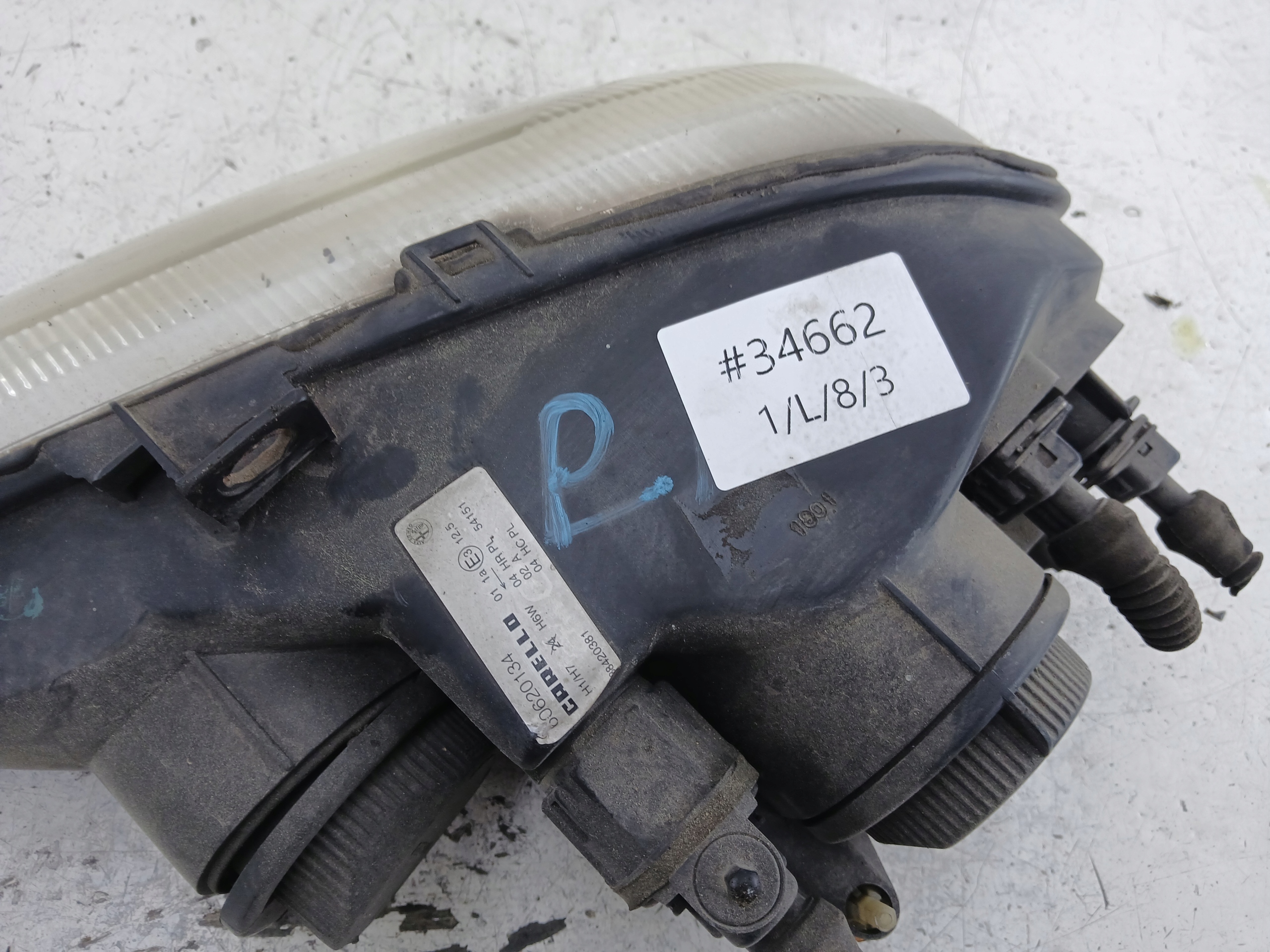 ALFA ROMEO 156 light right front 60620134