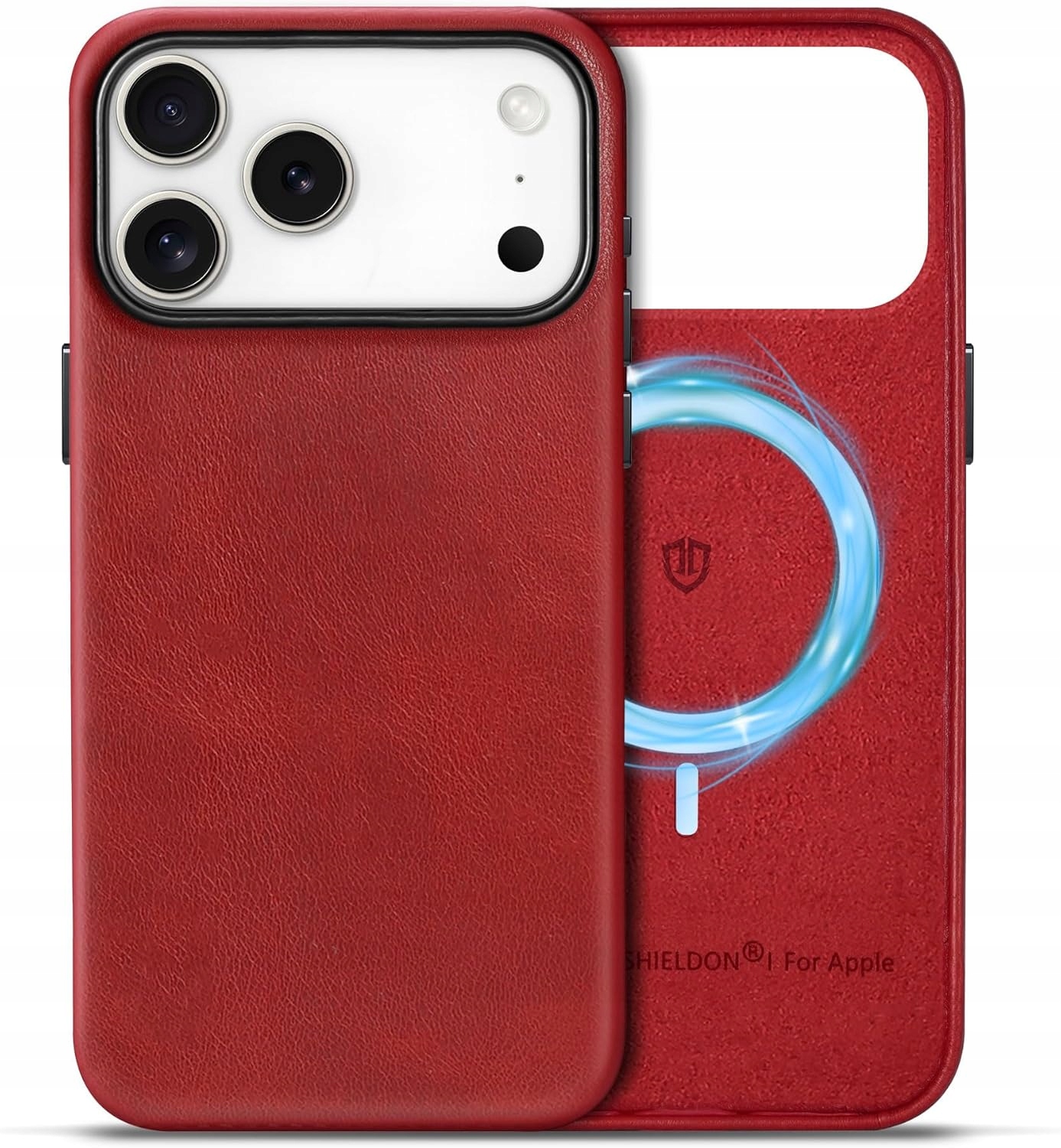 Pouzdro Shieldon Slim pro iPhone 17 Pro Max 6,9" Zadní Kryt s Pravou Kůží pouzdro