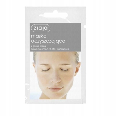 

Ziaja Maska Oczyszczająca z glinką szarą, 7 ml