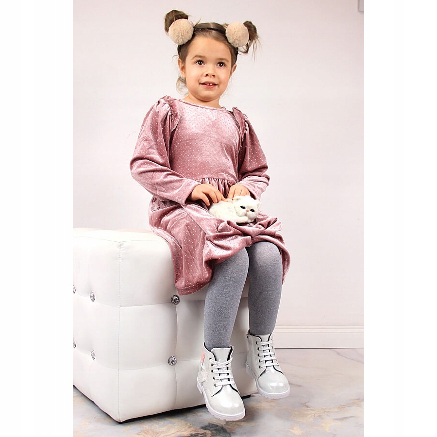 Botki dziewczęce połyskujące ocieplane r.24 Bohater / Bajka brak