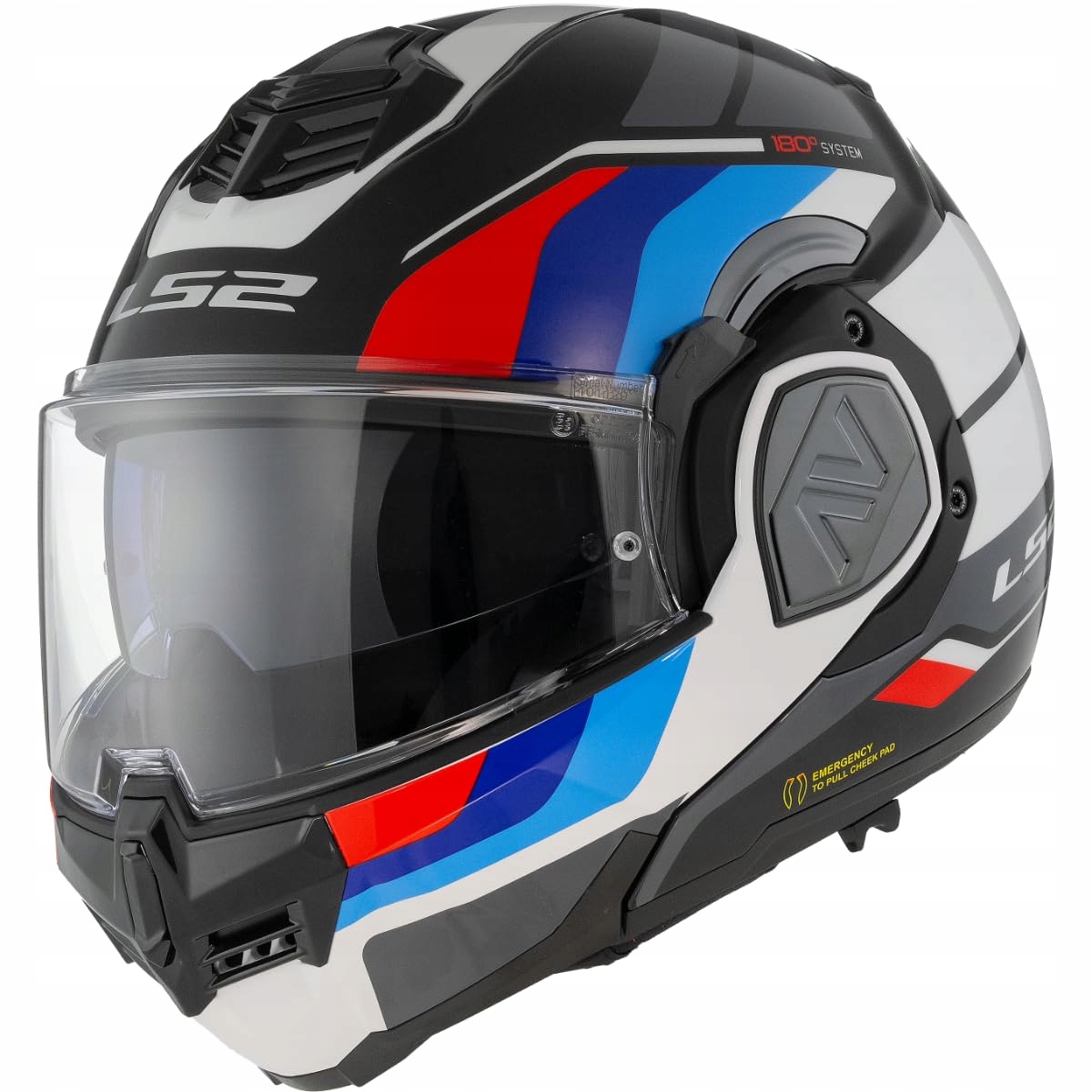 Motocyklová prilba LS2 FF906 Advant Sport čierna modrá červená XL