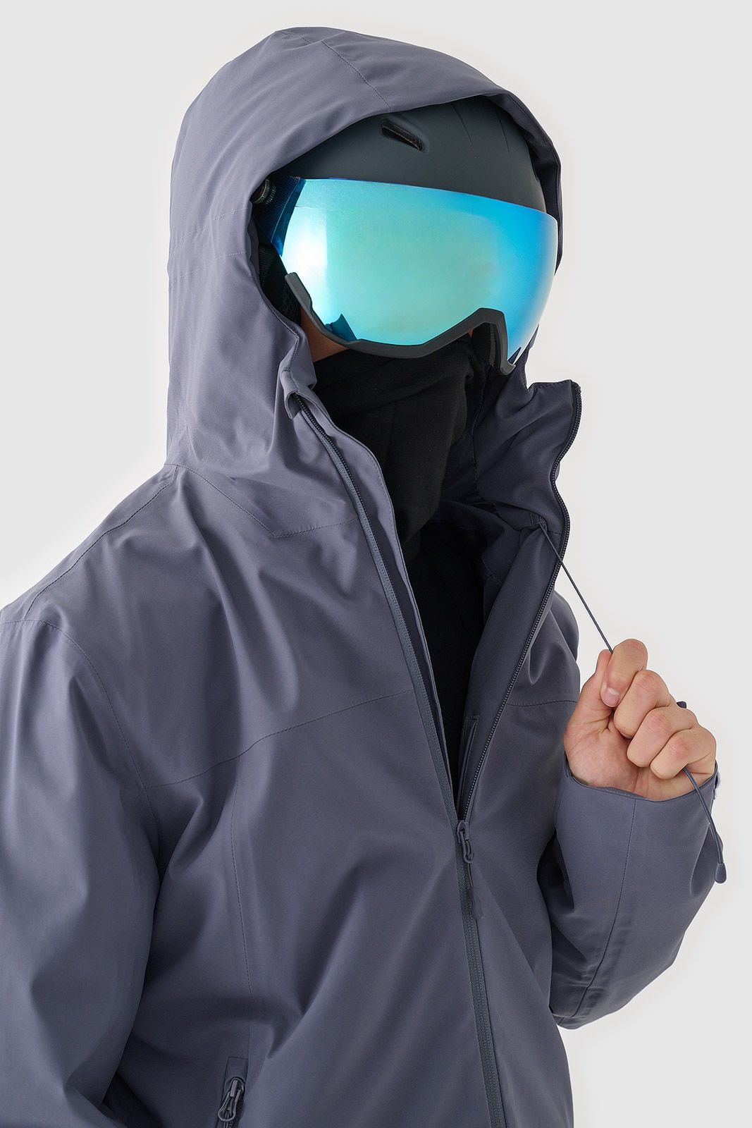 Pánská membrána lyžařská bunda 4F 4FWAW24TTJAM579 modrá