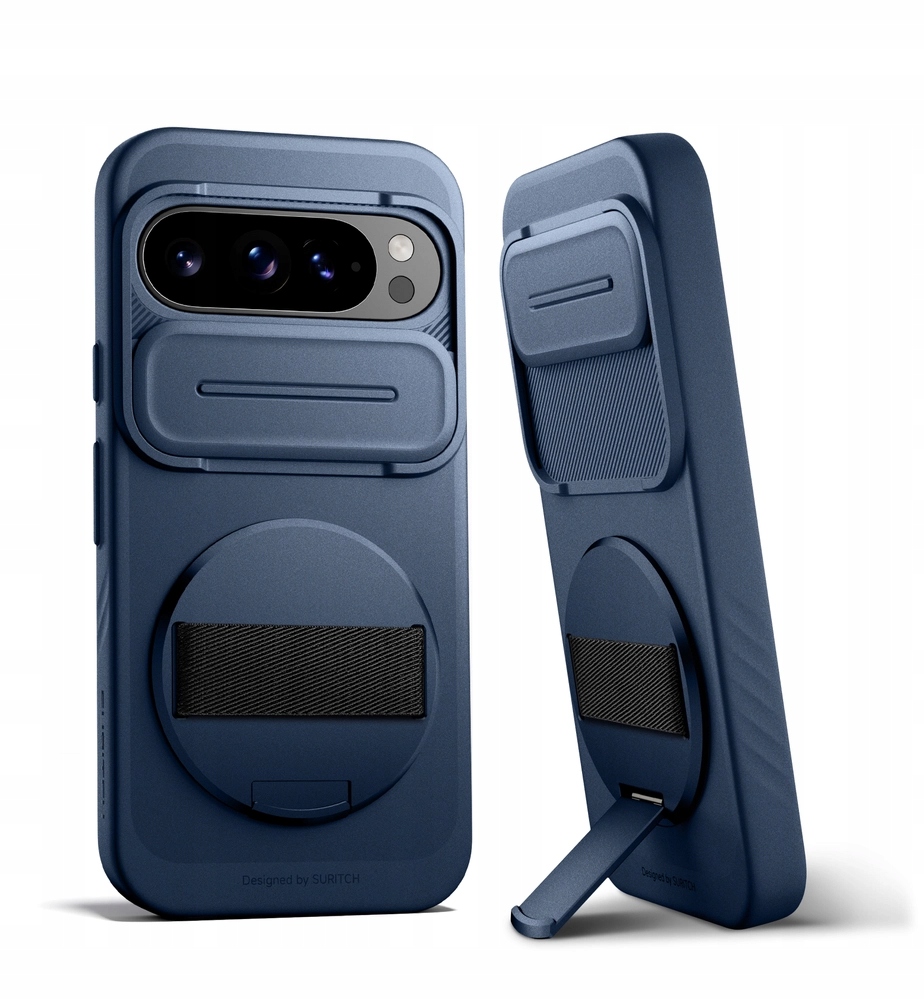 Pancéřové Pouzdro Suritch pro Google Pixel 9 9 Pro, stojánek, ochrana fotoaparátu