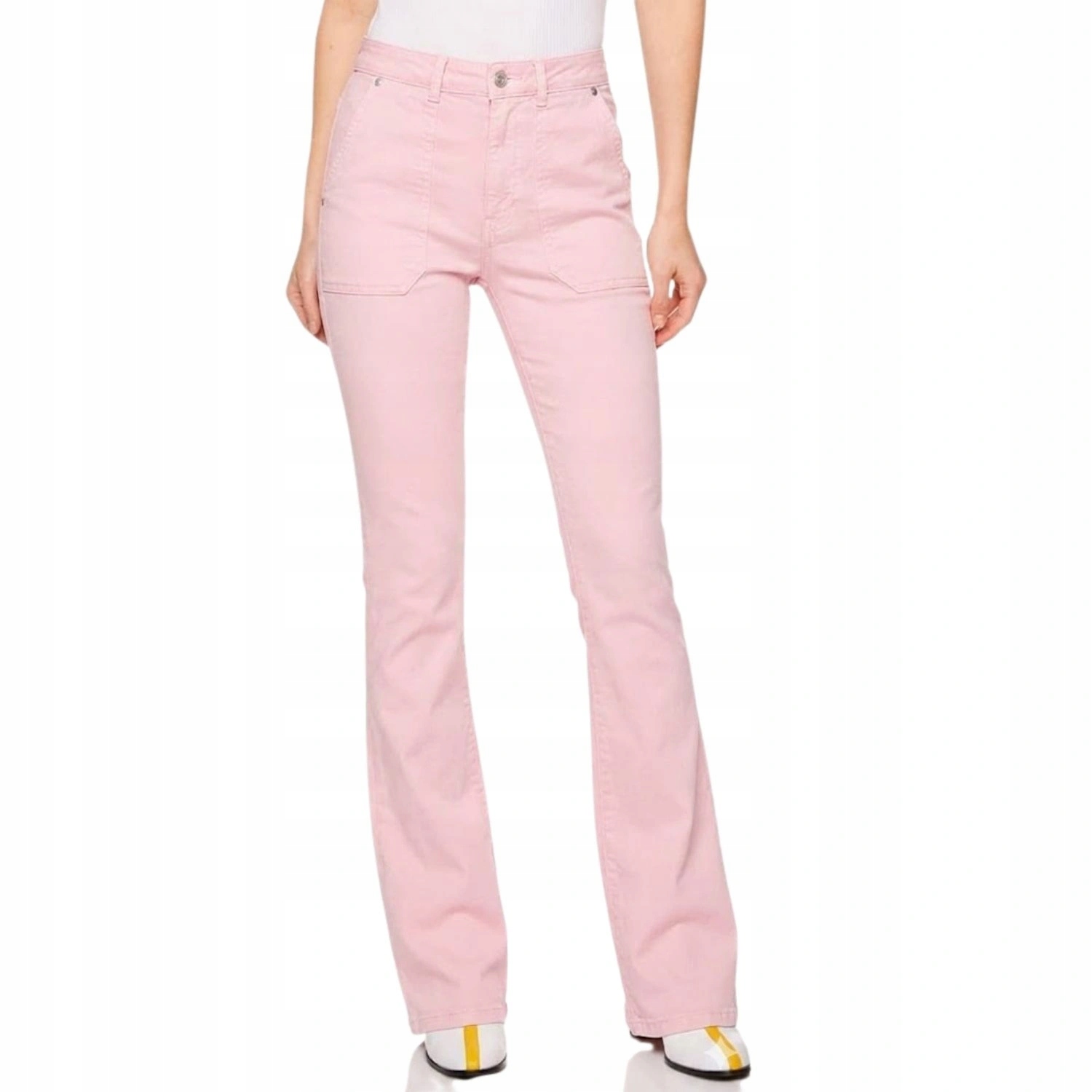 Dámské džínové kalhoty United Colors of Benetton s vysokým pasem, velikost vel.