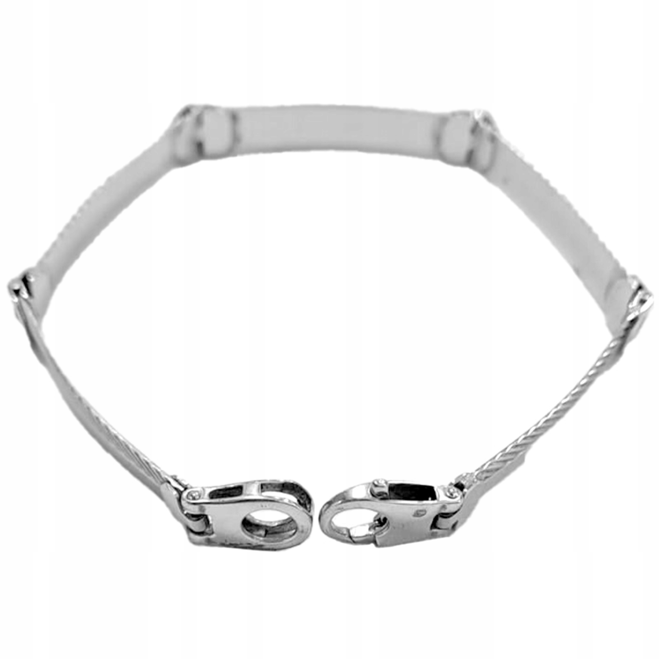 Pánský náramek stříbrný 925 modulární, bez kamenů jako dárek