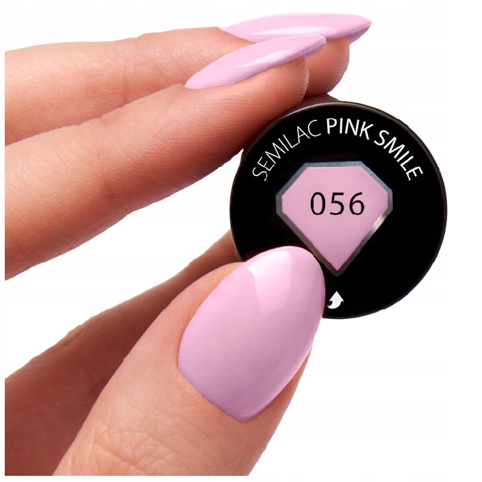 SEMILAC 056 Pink Smile UV LED Lakier Hybrydowy 7ml