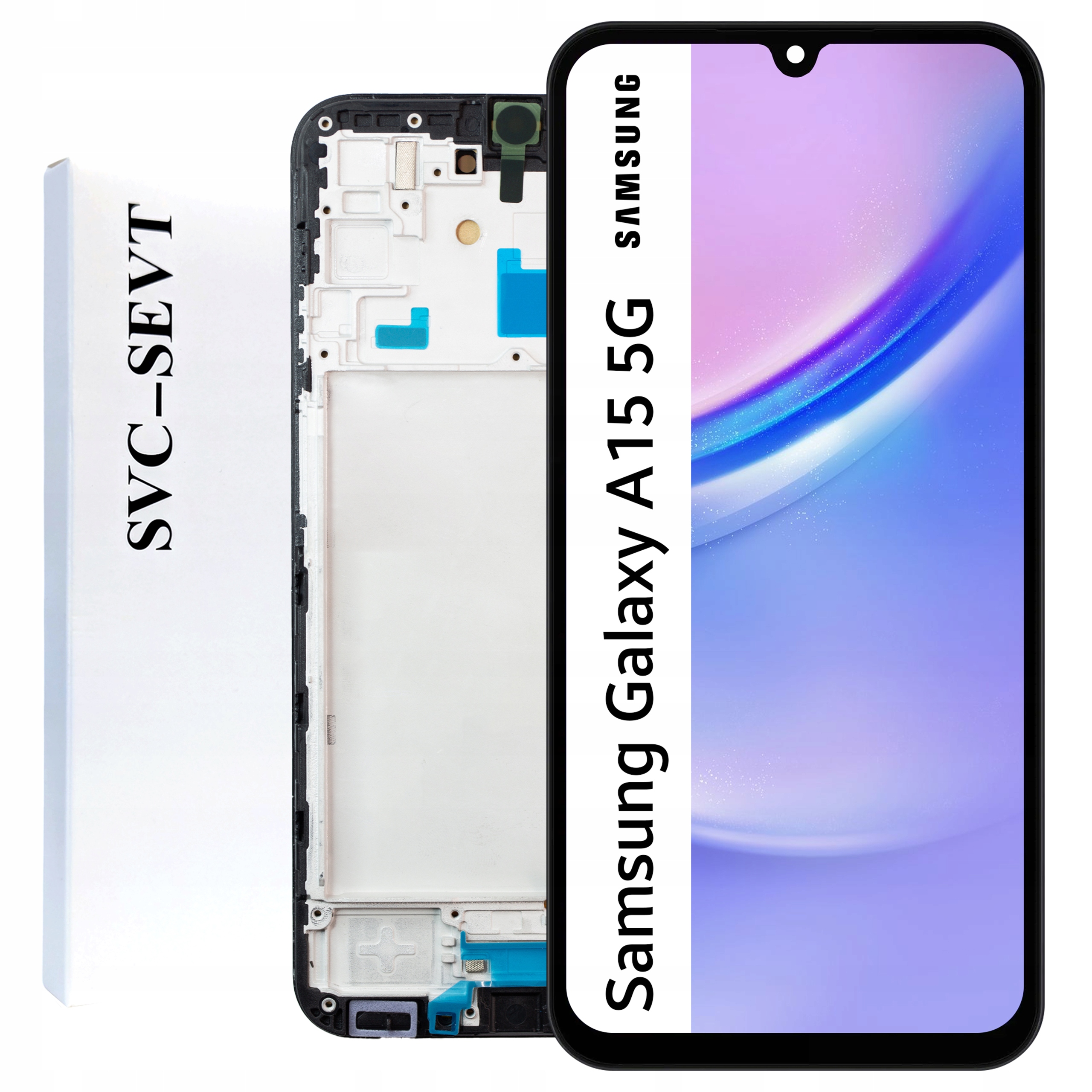 Originál Zila pre Samsung Galaxy A15 5G Displej s LCD rámčekom a maticou