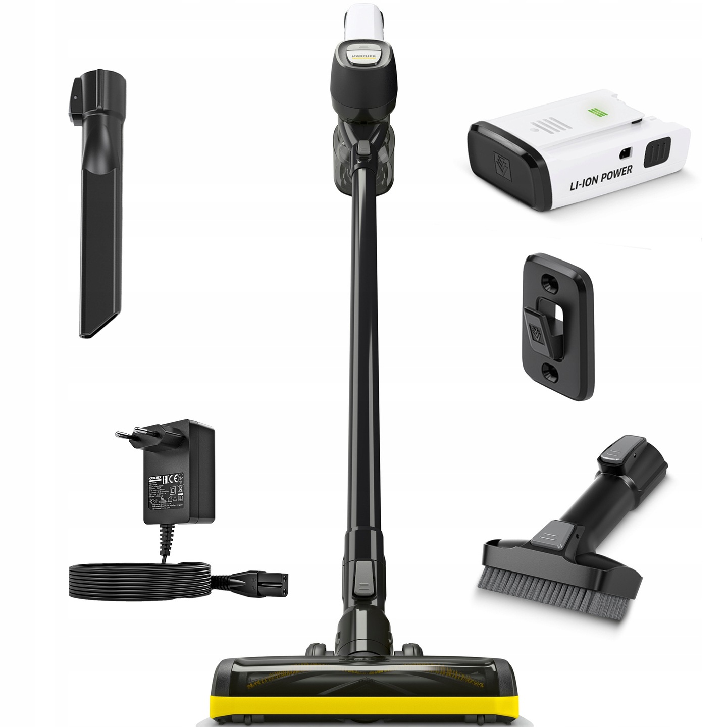Karcher VC 4 Tyčový Vysavač Bezdrátový Set S Výkonným Akumulátorem