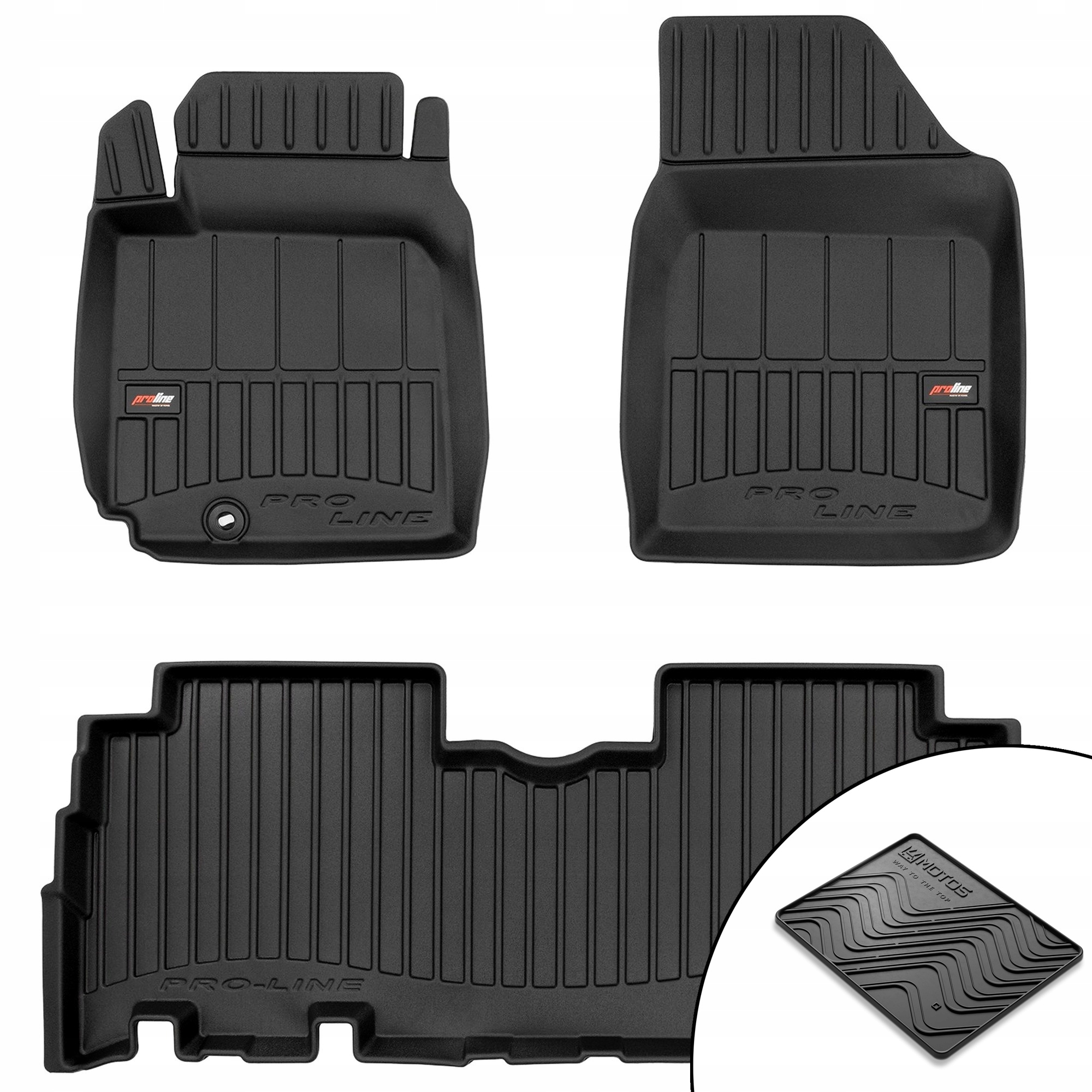 3D gumové rohože Toyota Yaris Verso 1999-2005 podložka darček