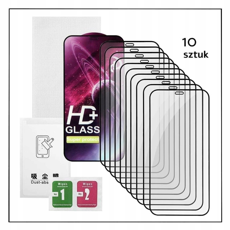 SZKŁO HARTOWANE HD+ APPLE IPHONE 15 PUDEŁKO 10SZT. Producent 3MK