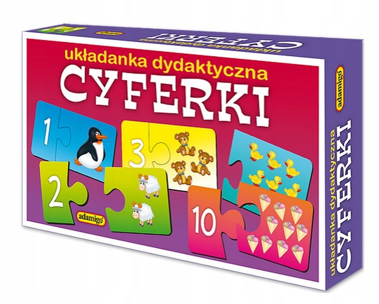 

Gra Edukacyjna Cyferki układanka