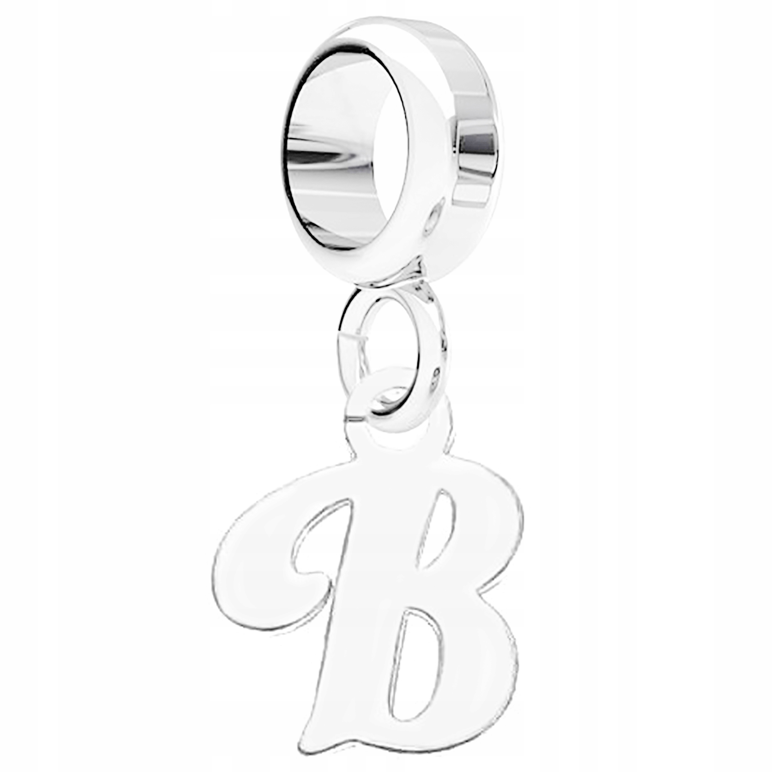 

Charms wiszący Literka B srebro 925