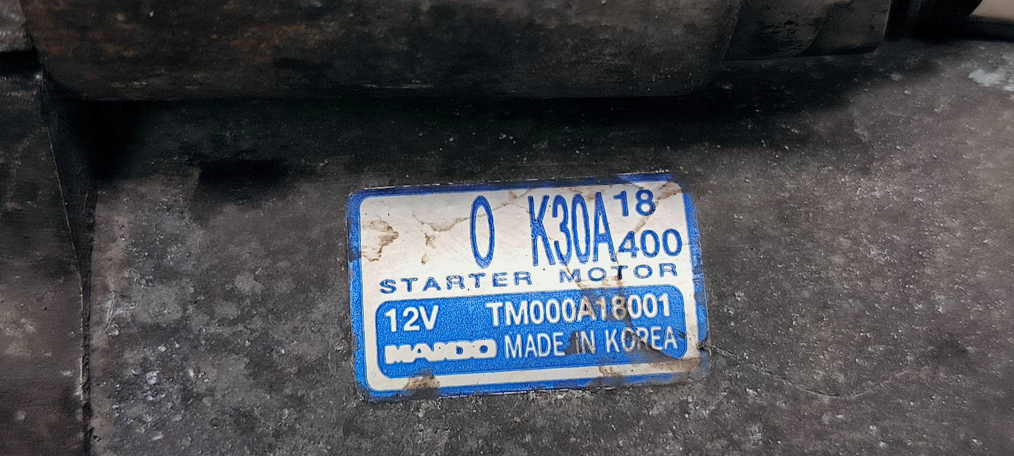 starter TM000A18001 KIA RIO