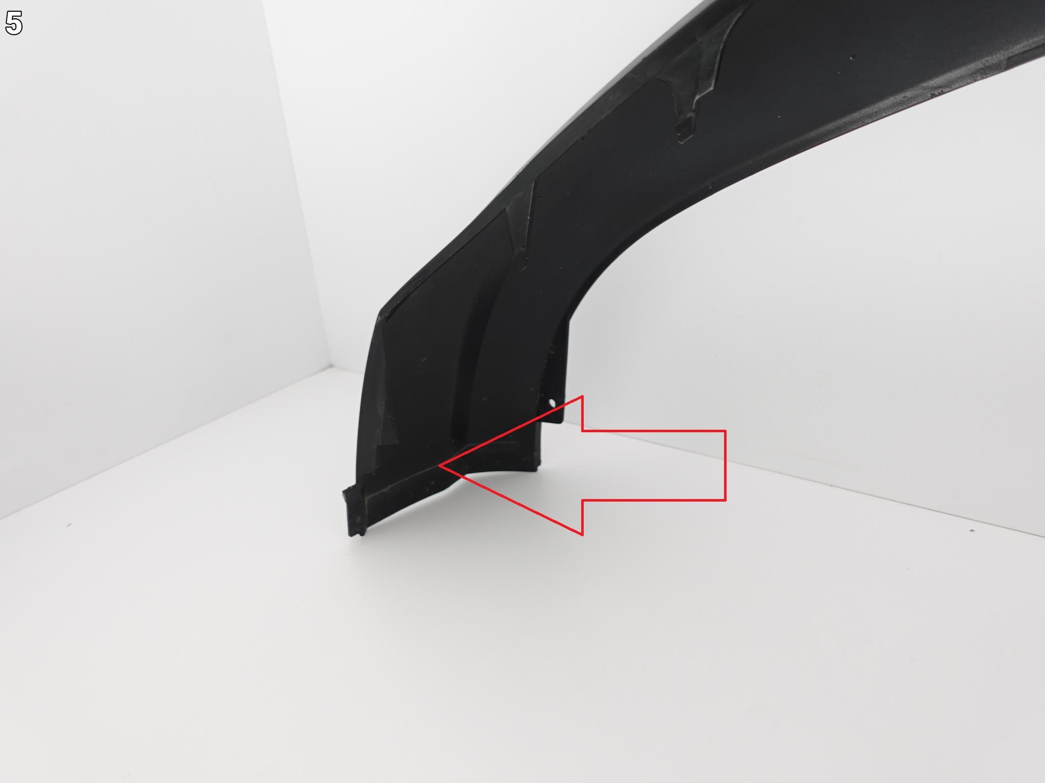 AUDI Q2 81A 16- SPOILER doplněk W nárazník předek