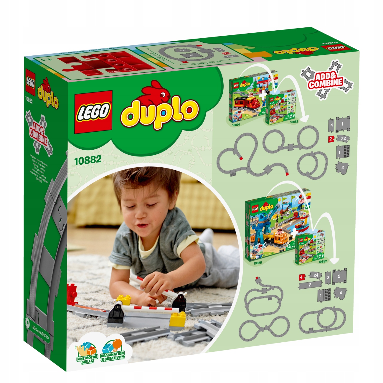 LEGO DUPLO 10882 Tory kolejowe Marka LEGO