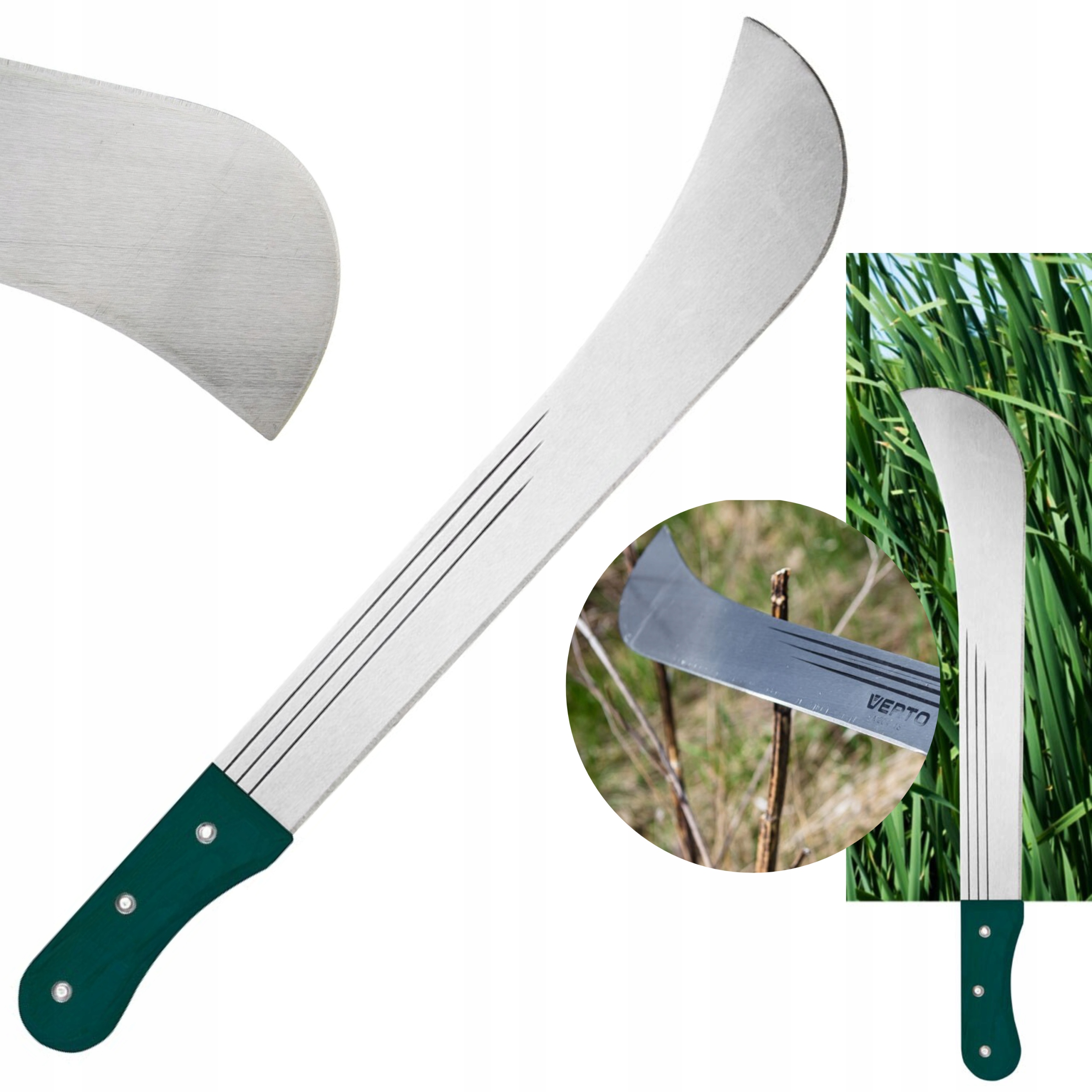 MACZETA KARCZOWNIK OGRODOWY HARTOWANA 45CM NÓŻ