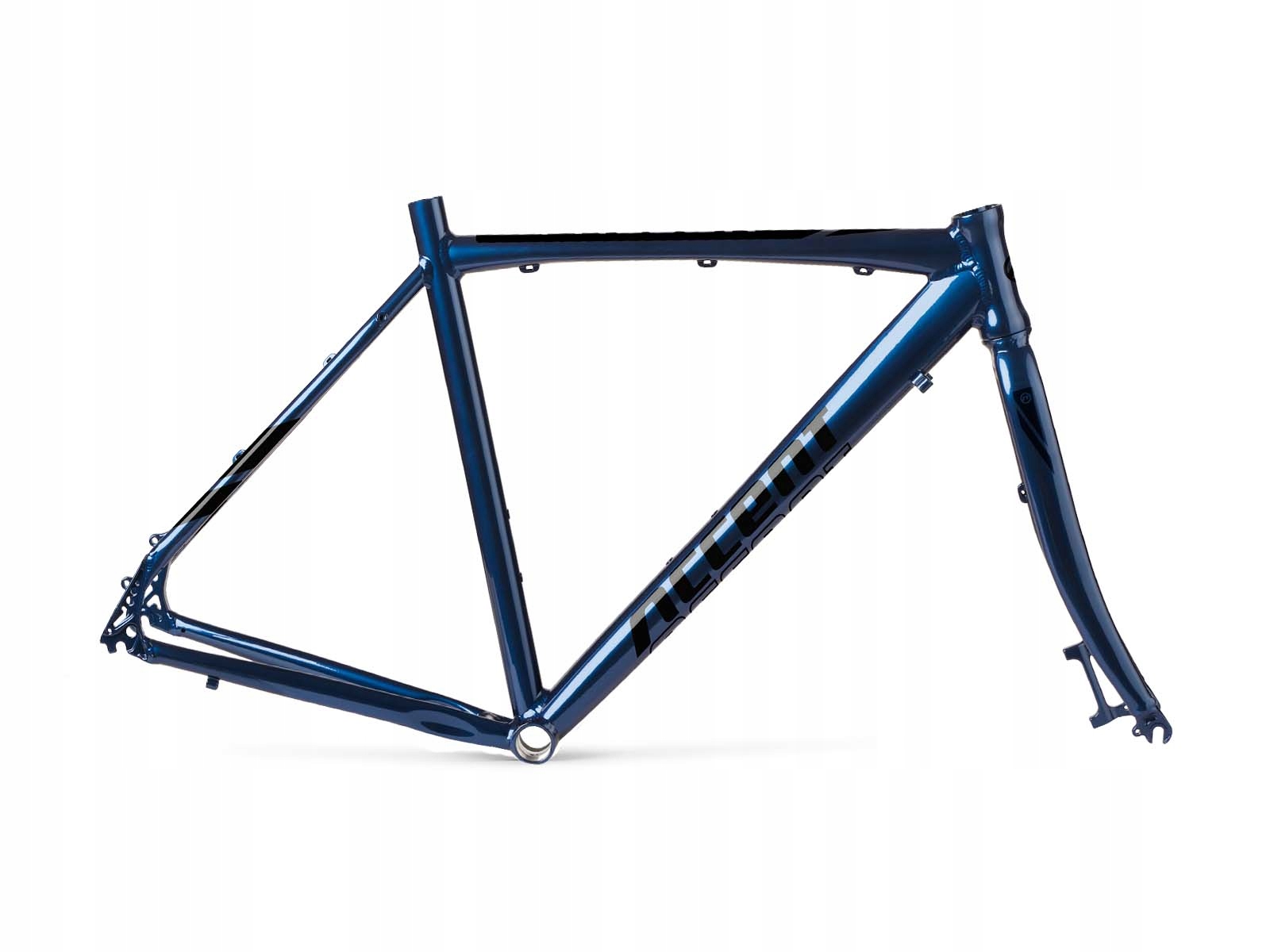 Rama gravel Accent Falcon SET rama +widelec+stery M granatowa