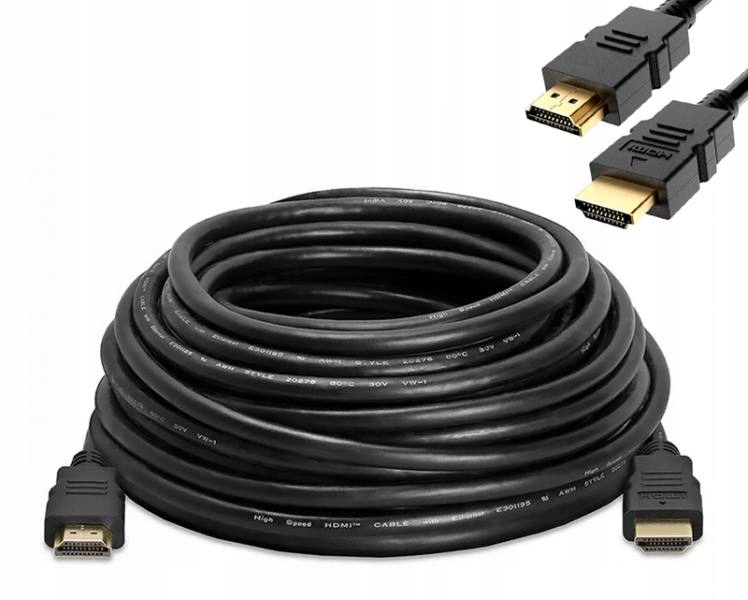 Kabel Hdmi-hdmi 20m Czarny V2.0 4K