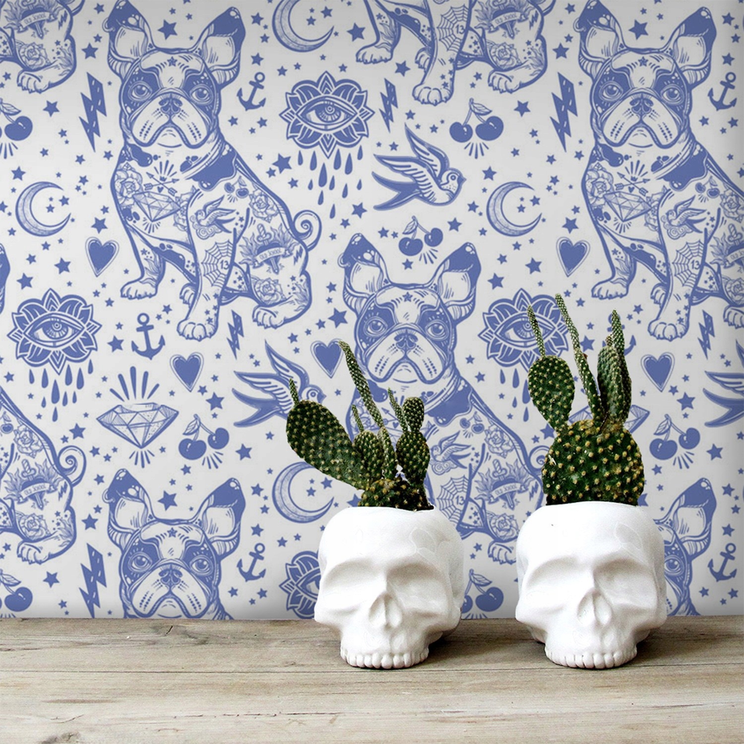 

Tapeta flizelina Francuzki buldog 104x70 + klej