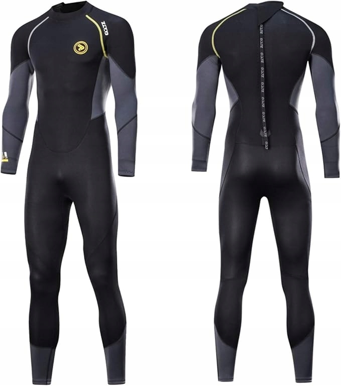 Pánská neoprenová pěna Zcco 1,5 mm 4XL Potápěčská kombinéza černá