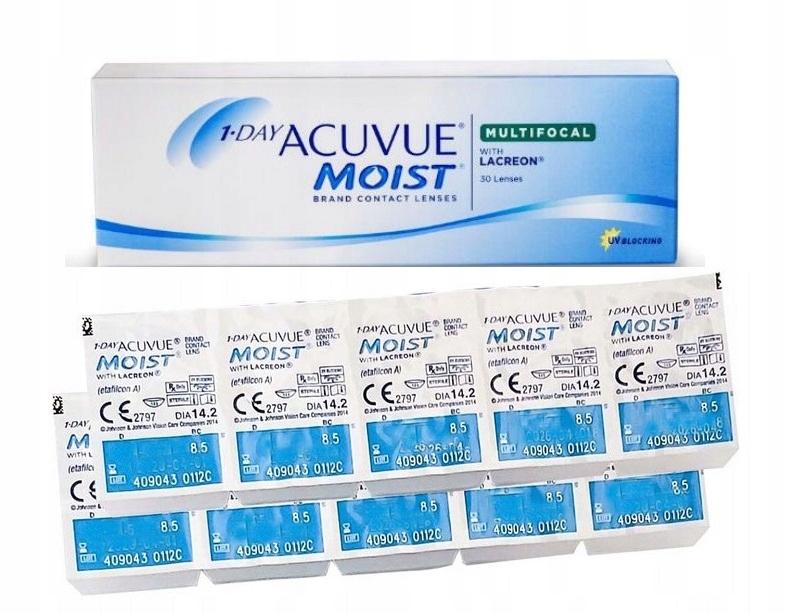 Soczewki kontaktowe Acuvue progresywne jednodniowe 30 szt.