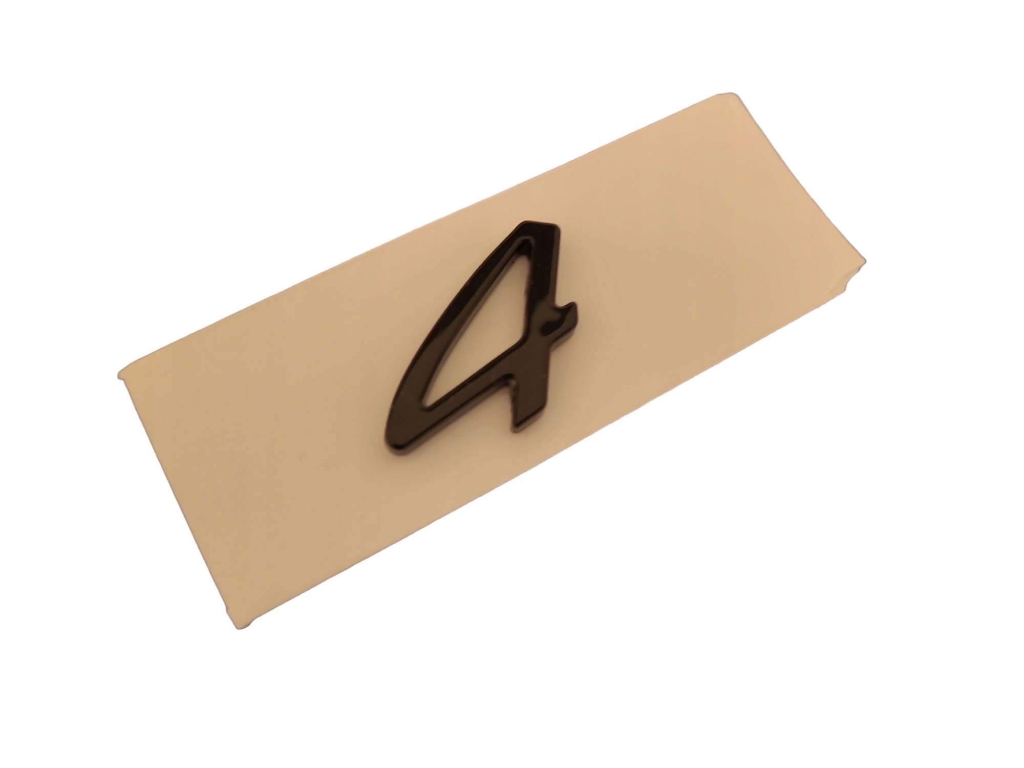

Emblemat napis do Porsche 4 Black Glossy