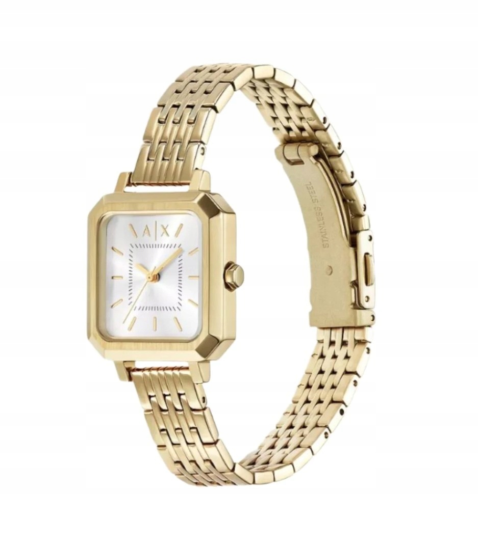 Zegarek Damski Armani Exchange AX5725 Leila Box Złoty Stylowy