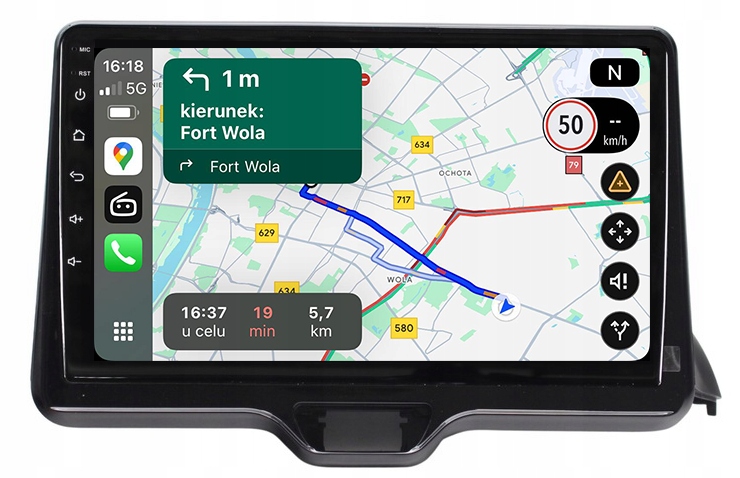 Toyota Yaris 2019+ Rádio Android Navigace Carplay Duduauto
