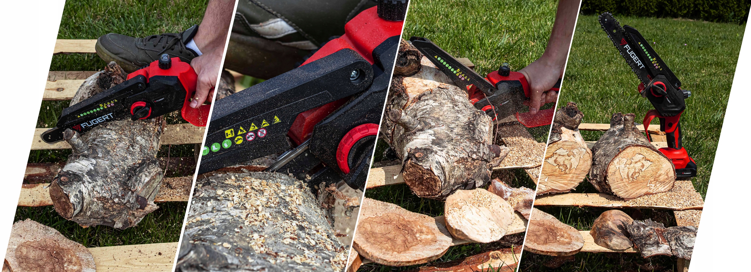 PIŁA ŁAŃCUCHOWA AKUMULATOROWA 8 CALI GAŁĘZIÓWKA PILARKA BEZSZCZOTKOWA 2X21V Marka FUGERT