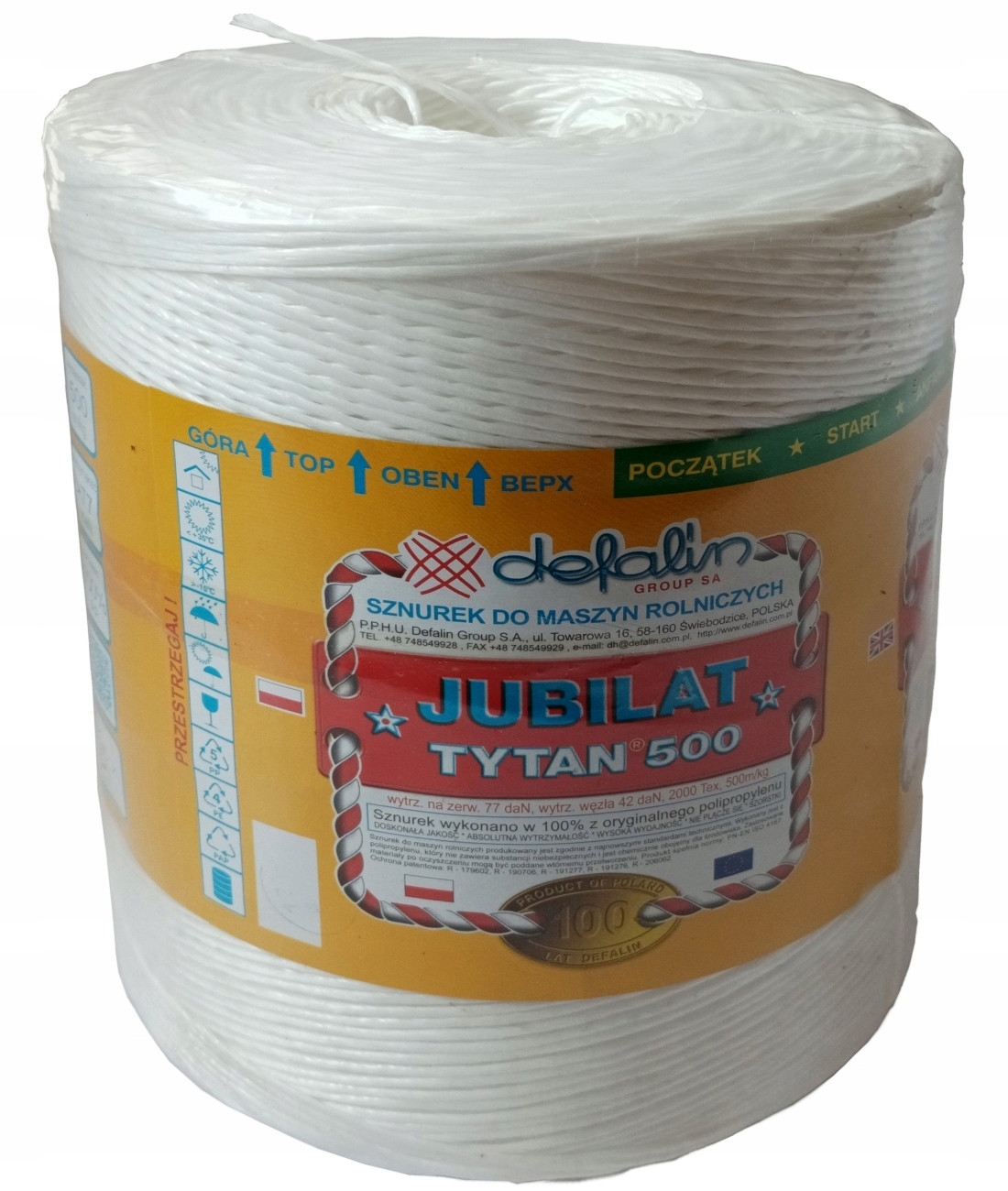 Sznurek rolniczy JUBILAT TYTAN TEX2000 2000m 2km