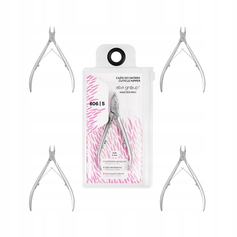 Kleštičky na kůžičky dvoupružinové přesné 5 mm AbaGroup Master Pro 806/5 5ks