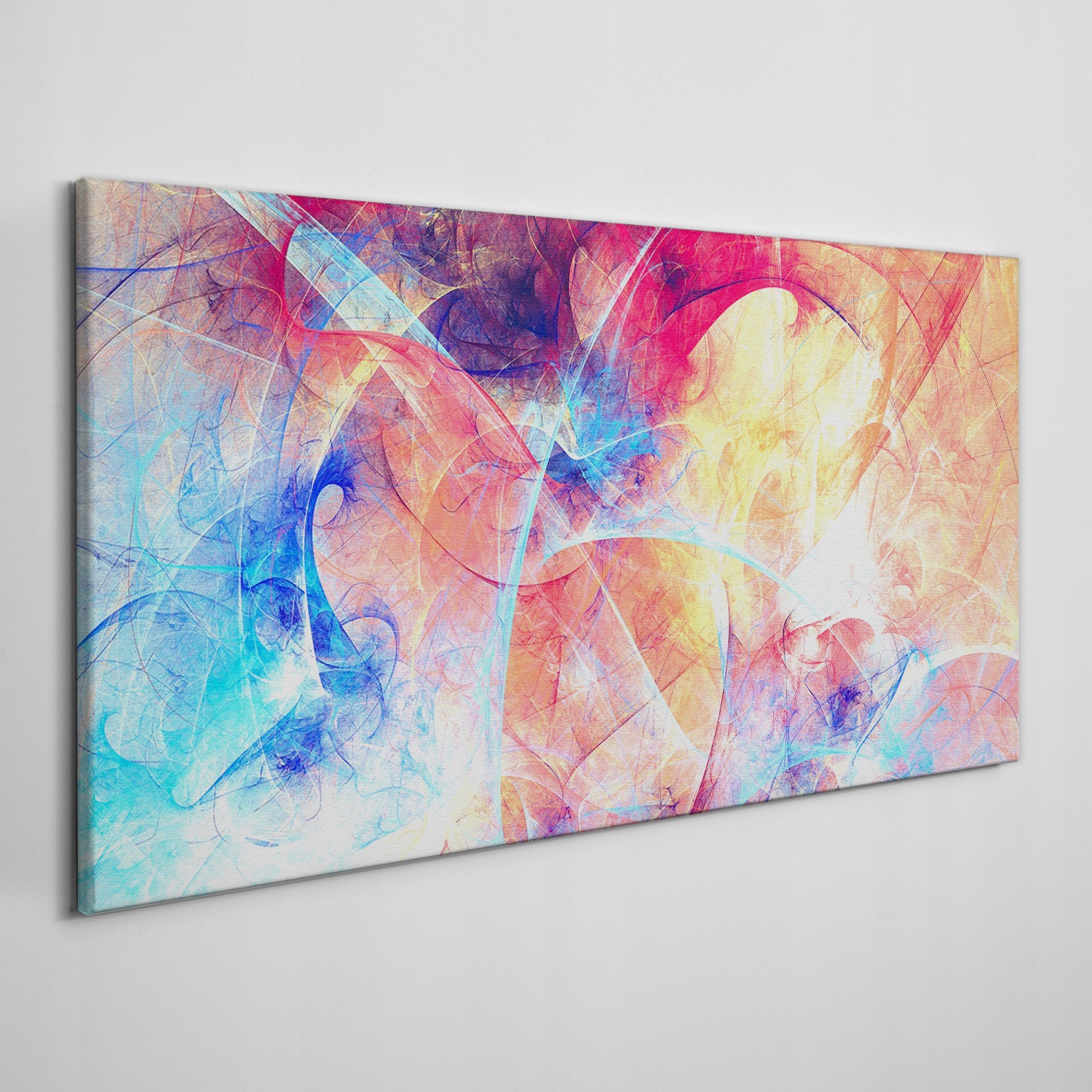 

Obraz na płótnie Abstrakcja kolory dym 140x70 cm